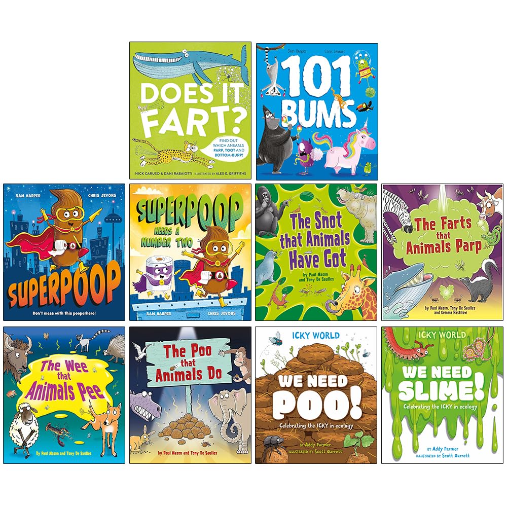 Superpoop 10 Picture Books Collection Set