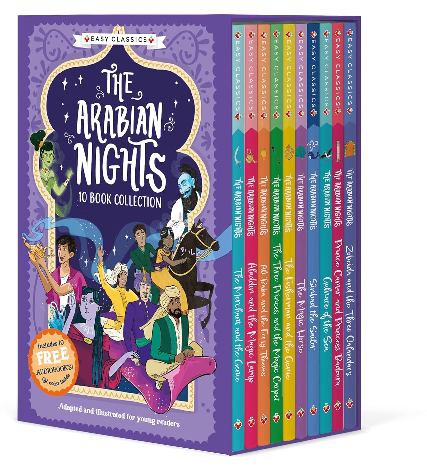 The Arabian Nights Series By Kellie Jones (Easy Classics) 10 Books Collection Box Set