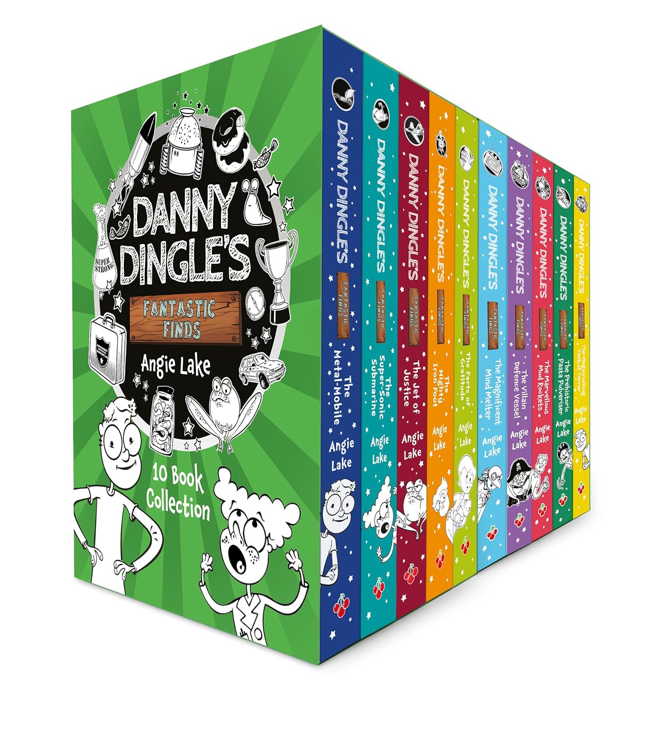 Danny Dingle&#039;s Fantastic Finds By Angie Lake 10 Books Collection Box Set