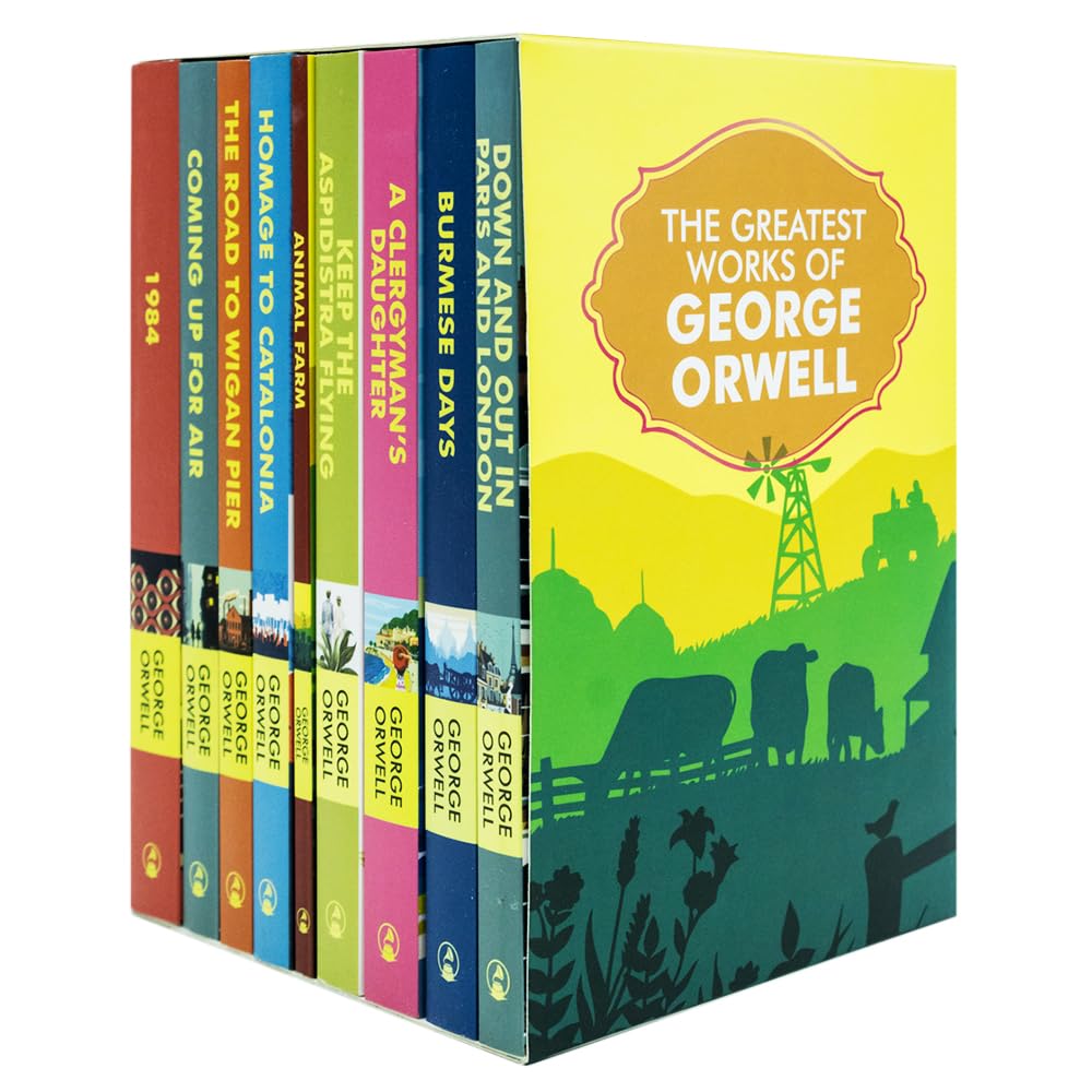 The Greatest Works Of George Orwell 9 Books Collection