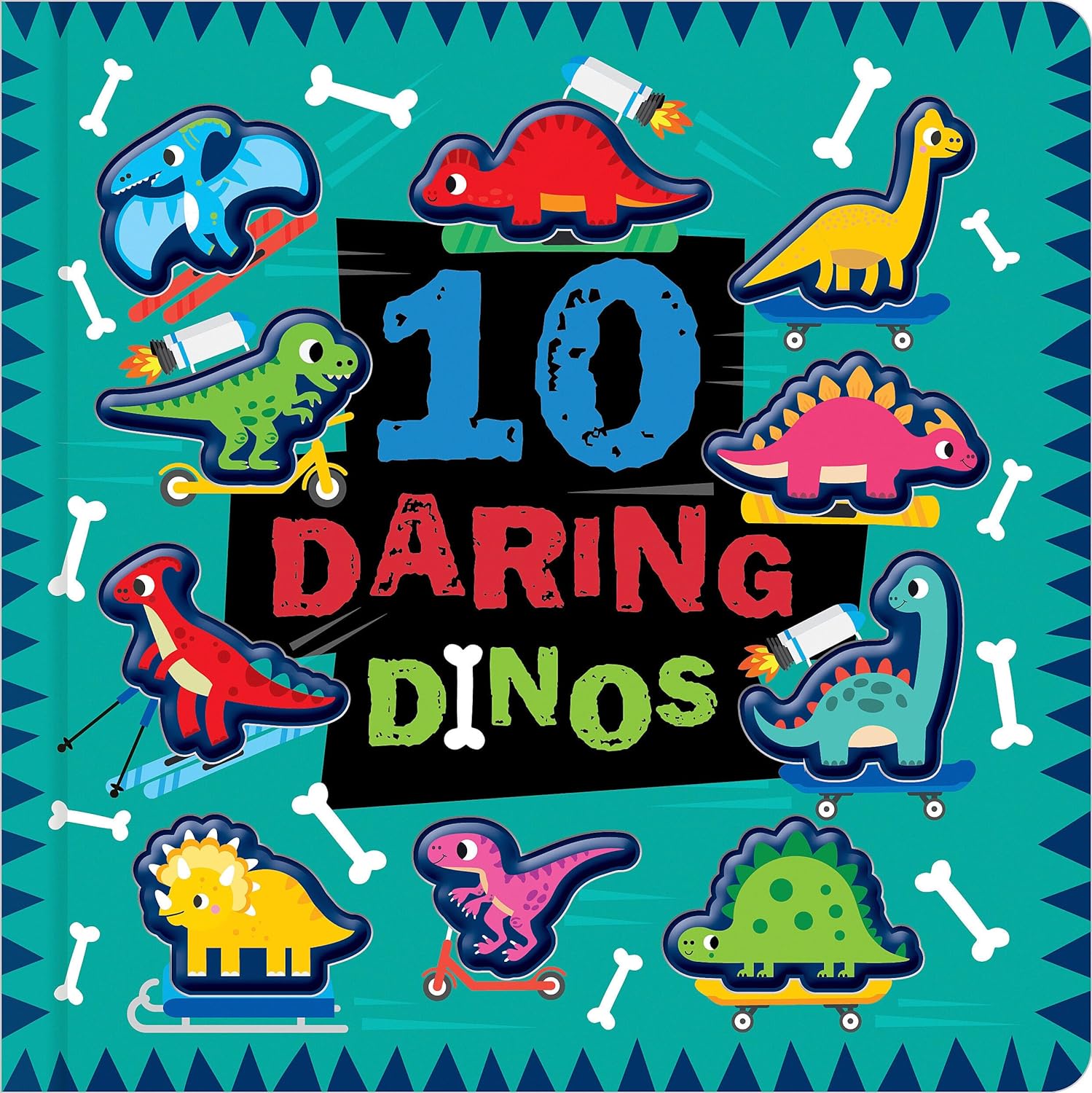 10 Daring Dinos (Board Books)